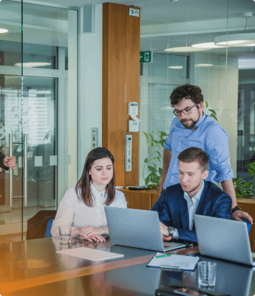 Recruitment team at work